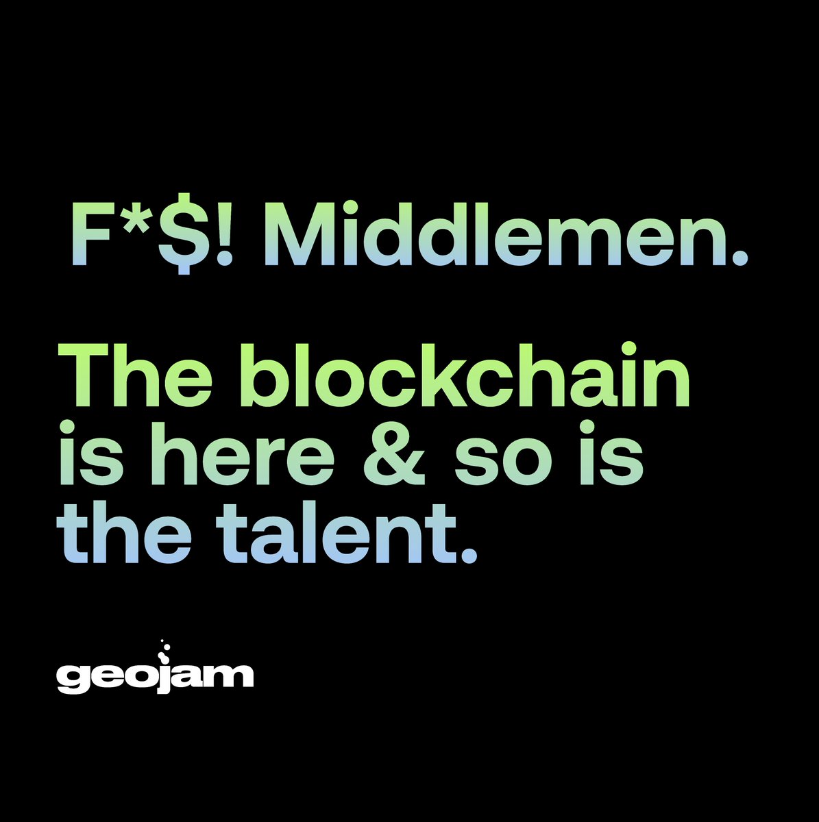 The talent portal is closer than you think. $JAM is your key to connecting directly with the greatest talent in the world. geojam.xyz/talentportal