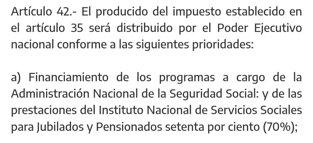 🚨 ALERTA!!! EL 70% DEL IMPUESTO PAÍS SERA DESTINADO PARA LOS JUBILADOS. 

RT RT RT RT RT RT RT RT 👇👇👇