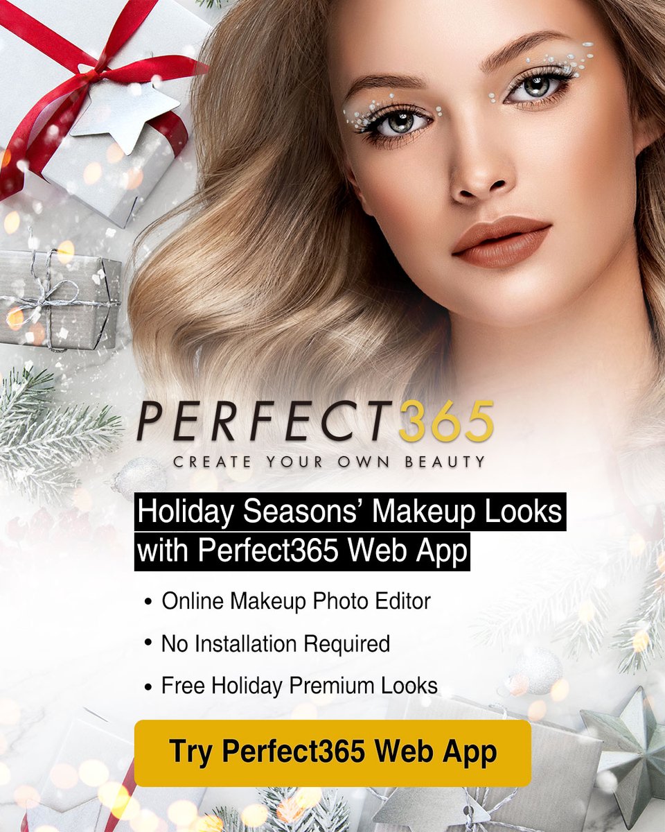 Fa La La Holiday Looks with Perfect365 Web App!
Introducing the Perfect365 Web App: an online makeup photo editor with free trendy looks and tools, requiring no installation and allowing users to save photos instantly.

Try Now!
app.perfect365.com/ua_handler/ind…