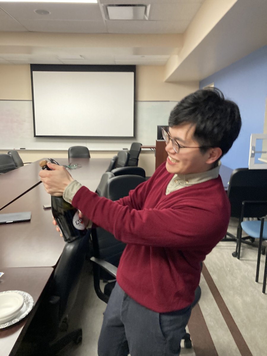 Really excited to announce the successful completion of @SatoshiYoshiji's PhD in Human Genetics at McGill!! Congrats on passing at top 10% with no revisions. Satoshi joined our team about 18 months ago and has already been recruited to faculty at McGill :-)