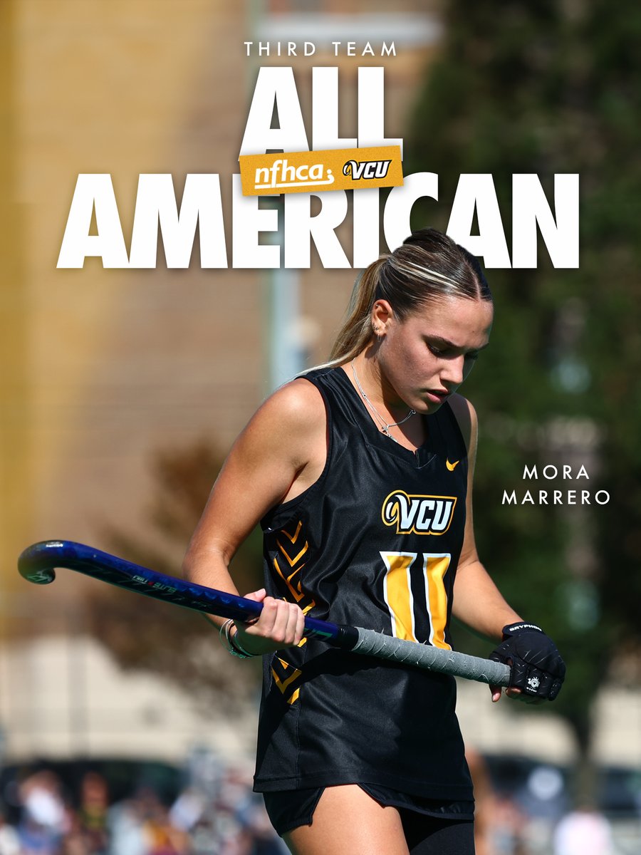 ALL-AMERICAN. 🐏

Mora Marrero has been named an NFHCA Third Team All-American. She becomes the seventh All-American in program history and the first freshman to earn the honor.

📰| tinyurl.com/b36jytzh

#LetsGoVCU