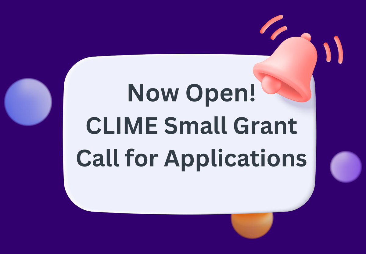 CLIME Small Grants Call for Applications are now open! Develop innovative health professions education scholarship, including the scholarship of discovery, integration, application, and teaching. Apply by March 29th! Call for Applications: bit.ly/47U0JJI