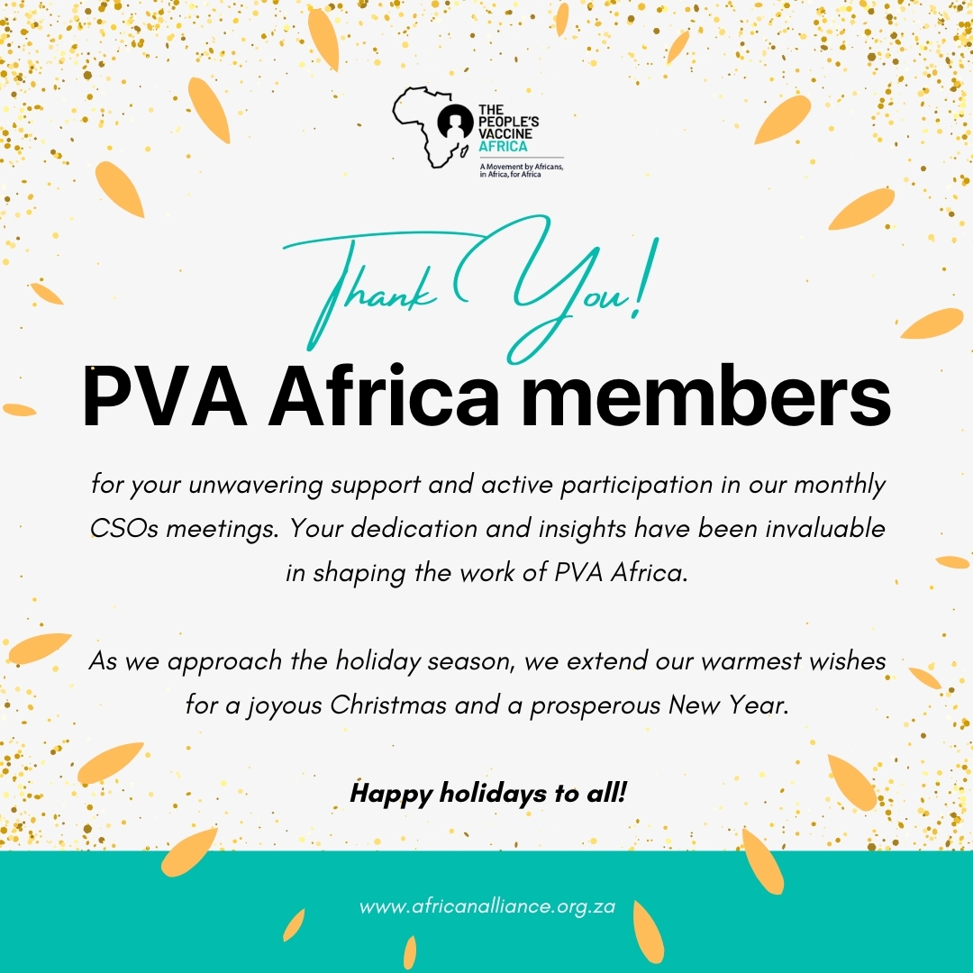 As 2023 comes to a close, we extend our heartfelt gratitude to all the incredible members of @PVA_Africa whose dedication made this year extraordinary. Thank you for your unwavering support! Wishing you all a Merry Christmas and a joyous holiday season! #PVAfrica @Afri_Alliance