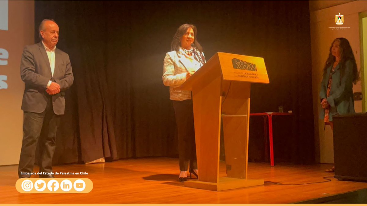 Embajada del Estado de Palestina en Chile tweet media