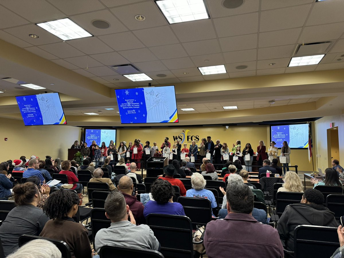 Andrew Craft - Human Resources (@acraftwsfcs) on Twitter photo Congratulations to all our holiday cards winners! <a href="/GibsonGrizzlies/">Gibson Elementary</a> <a href="/LEScoolcats/">Lewisville Elementary School</a> <a href="/EFeagles/">East Forsyth High</a> <a href="/CMSCardsWSFCS/">Clemmons MS</a> <a href="/ClemmonsES/">Clemmons Elementary</a> <a href="/ParklandMustang/">Parkland Mustangs</a> <a href="/WSFCSTCC/">Children's Center</a> <a href="/CCESCrocsRock/">Caleb's Creek Elem</a> <a href="/FlatRockMS/">Flat Rock MS</a> <a href="/msms_bulldogs/">Mineral Springs_MS</a> <a href="/EastonElemWSFCS/">Easton Elementary</a> <a href="/WileyMS/">Wiley Magnet Middle</a> <a href="/BradRoyal_1/">Brad Royal</a> <a href="/SEMSPrincipal/">Stephanie Gentry</a> <a href="/OldRichmondES/">Old Richmond ES</a> <a href="/WMSWolfpack/">Walkertown Middle</a> #wsfcsarts Congratulations to all our holiday cards winners! <a href="/GibsonGrizzlies/">Gibson Elementary</a> <a href="/LEScoolcats/">Lewisville Elementary School</a> <a href="/EFeagles/">East Forsyth High</a> <a href="/CMSCardsWSFCS/">Clemmons MS</a> <a href="/ClemmonsES/">Clemmons Elementary</a> <a href="/ParklandMustang/">Parkland Mustangs</a> <a href="/WSFCSTCC/">Children's Center</a> <a href="/CCESCrocsRock/">Caleb's Creek Elem</a> <a href="/FlatRockMS/">Flat Rock MS</a> <a href="/msms_bulldogs/">Mineral Springs_MS</a> <a href="/EastonElemWSFCS/">Easton Elementary</a> <a href="/WileyMS/">Wiley Magnet Middle</a> <a href="/BradRoyal_1/">Brad Royal</a> <a href="/SEMSPrincipal/">Stephanie Gentry</a> <a href="/OldRichmondES/">Old Richmond ES</a> <a href="/WMSWolfpack/">Walkertown Middle</a> #wsfcsarts