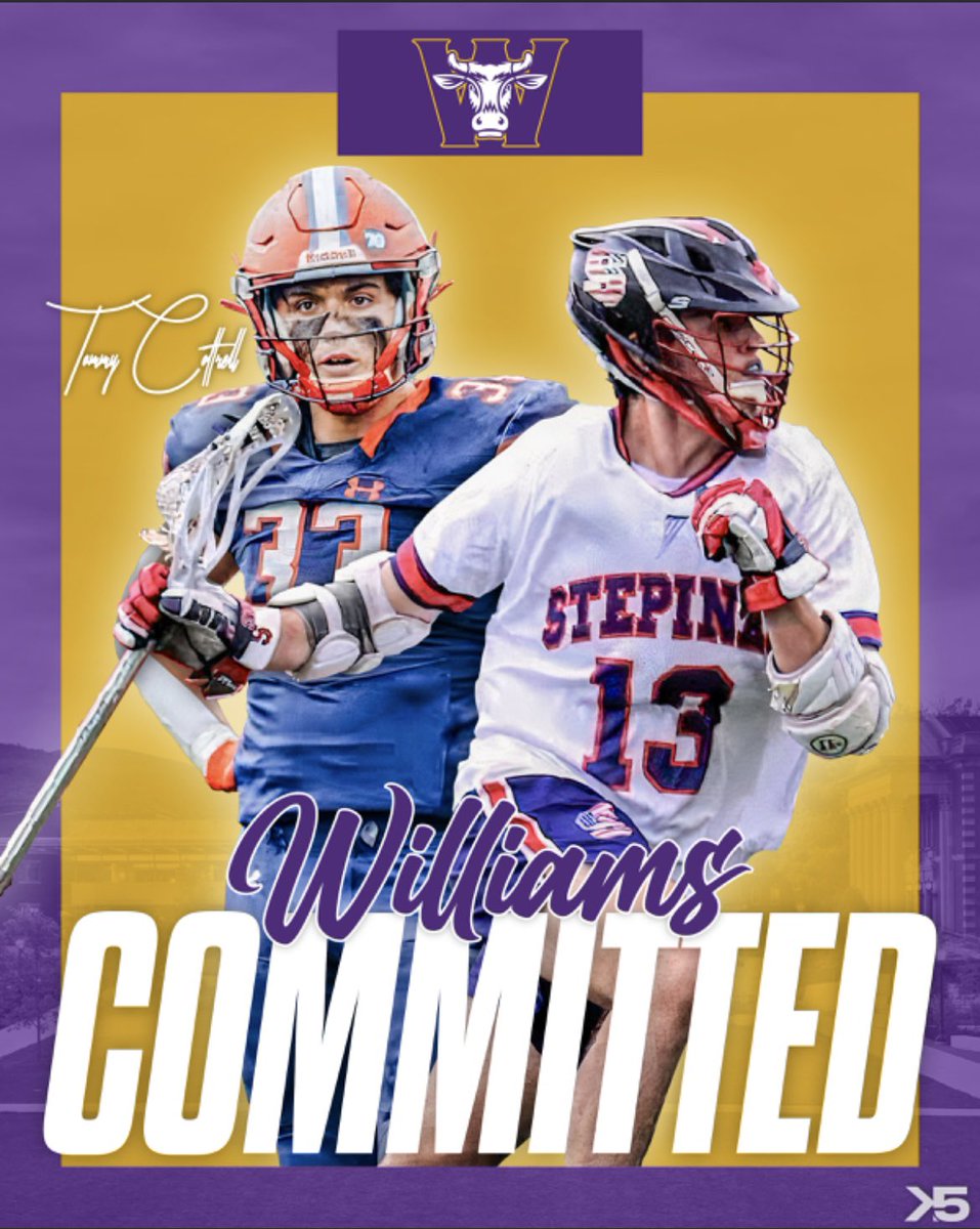 Excited to announce my commitment to the admissions process at Williams College!! @Coach_Miggs @WilliamsEphsFB @ephs_lacrosse @StepinacSports @StepinacLax @StepinacMSG