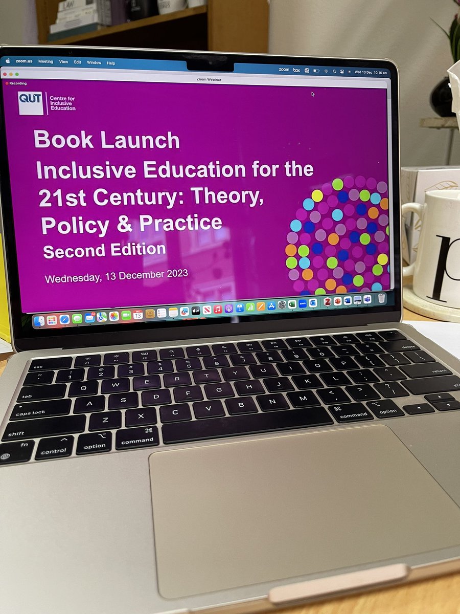 BOOK LAUNCH 🚀 : excited to be a virtual attendee of the book launch of the 2nd Ed of Inclusive Education for the 21st century: Theory, Policy and Practice @C4IE_QUT #inclusiveeducation #education #DisabilityInclusion