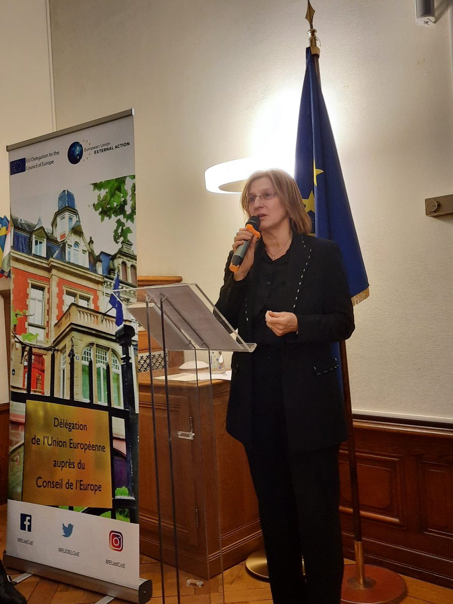 We are very pleased to welcome this evening @StellaRonner, @guetta_en & Christophe Poirel for a debate on what’s next to strengthen Europe’s role in protecting human rights, at the European Parliamentary Association. 💬📣 #StandUpforHumanRights #UDHR75