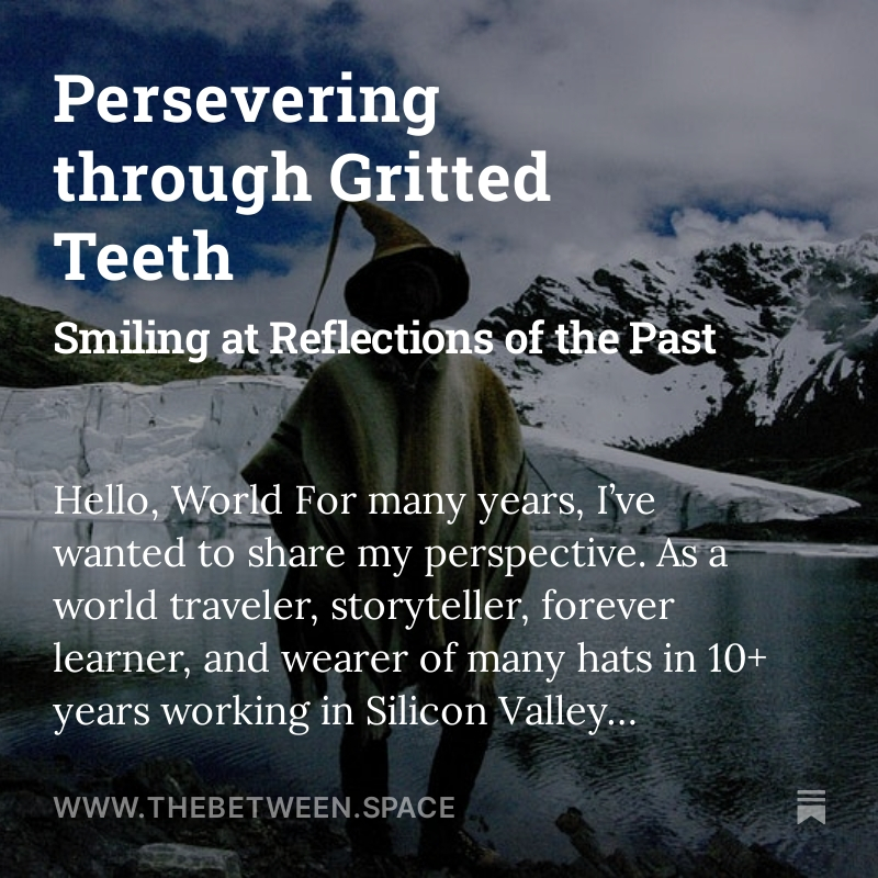 pixelknitter's tweet image. I just released my first-ever newsletter, which talks about developing grit while having fun with some stories. #perseverance #travel #lifelessons 

open.substack.com/pub/betweenspa…

Below are some of the adventures you'll read about and a gem I share that contributed to my perspective: