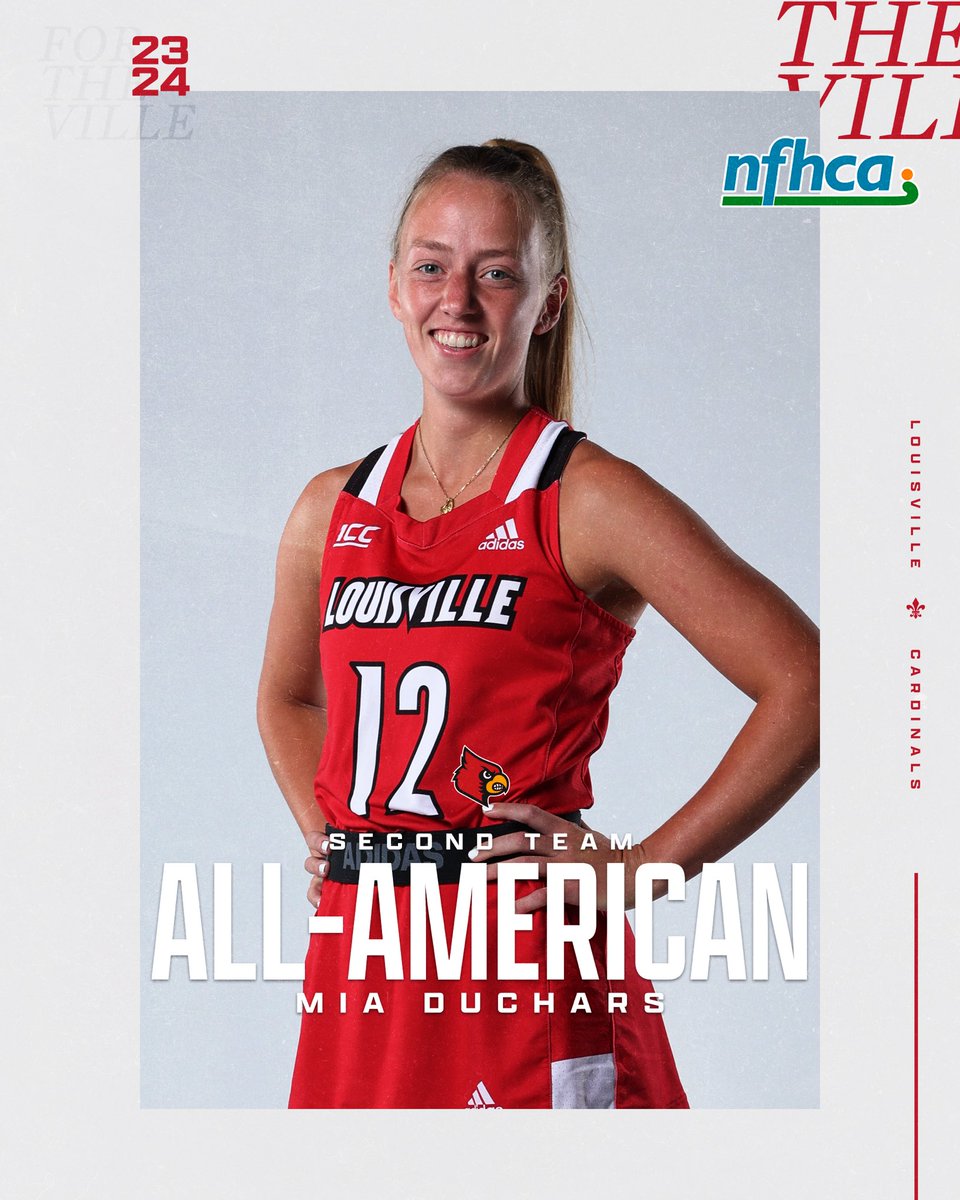 ALL-AMERICANS 🏆

Congratulations to Julie &amp; Mia on being named to the <a href="/NFHCA/">NFHCA</a> DI All-American First &amp; Second Team!

🔗 uofl.me/485amVQ

#GoCards