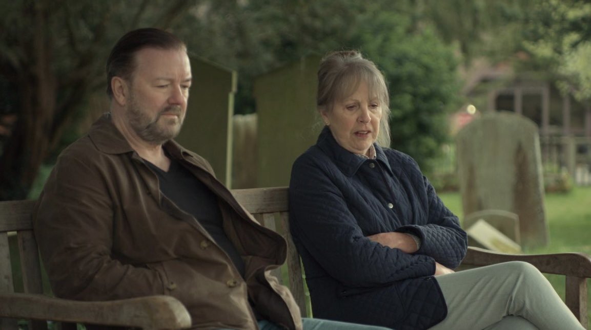 “There are angels by the way. They don't have wings and live in clouds. They wear nurse's uniforms and work hard to pay rent on their houses. Some work for charities because they can't look the other way. Some have four legs and bark.”

After Life

@rickygervais #PenelopeWilton