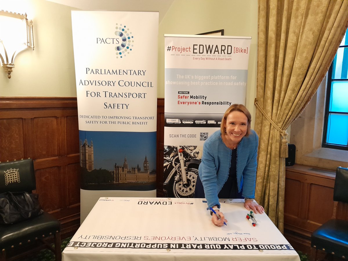 Thank you @HelenMorganMP for joining us and showing your support for @ProjectEdward #transportsafety #roadsafety #projectedward