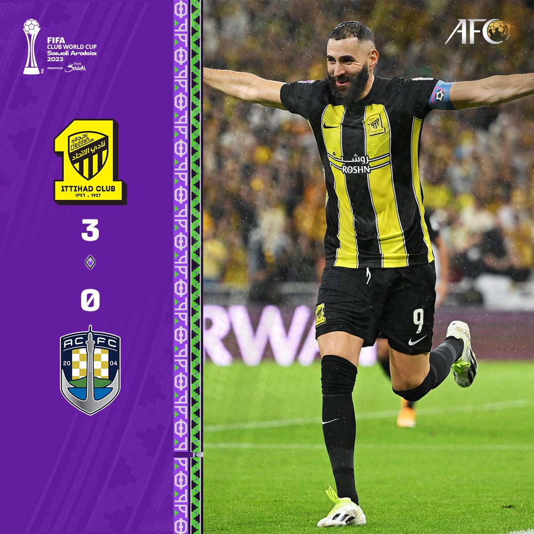 ⏰ نهاية المباراة | 🇸🇦 الاتحاد 3️⃣-0️⃣ أوكلاند سيتي 🇳🇿 ثلاثية نظيفة من النمور في مستهل مشوارهم في كأس العالم للأندية FIFA السعودية 2023 🔥💪