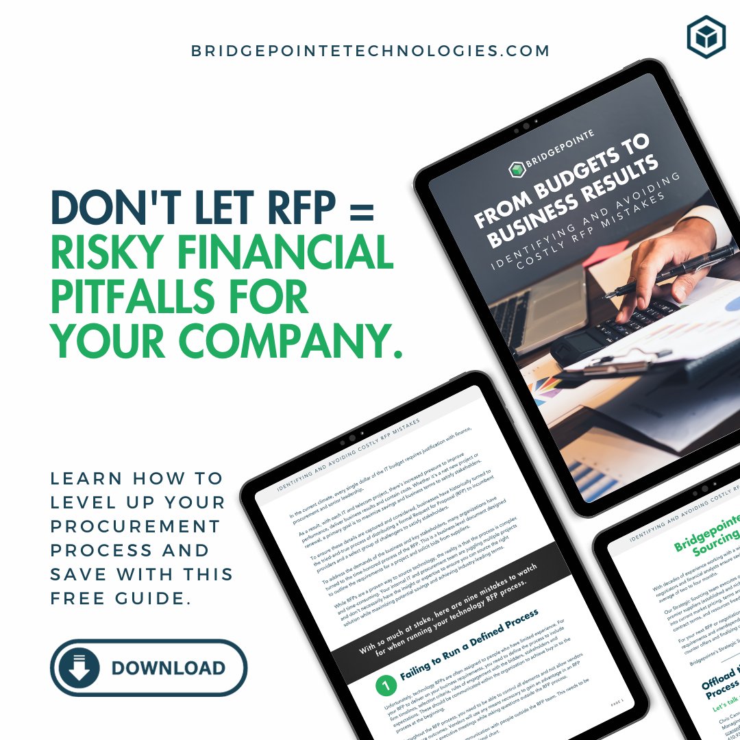 Don't Miss Out on Our Free Guide to Avoiding Costly RFP Errors. Download now - bit.ly/3GXHC61 

#RFP #Costcontainment #procurementprocess