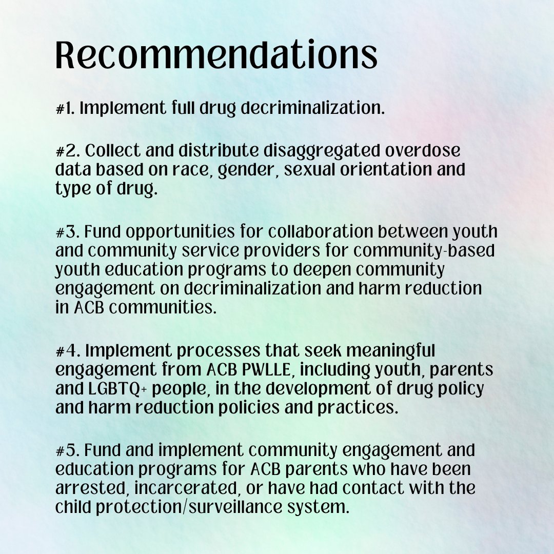 🔍Launching our report on the impact of drug policies in ACB communities. In a virtual dialogue, 70+ voices exposed barriers like racism and systemic prejudice.

Explore the recommendations for a path forward: gettingtotomorrow.ca/wp-content/upl…

More insights coming early 2024.