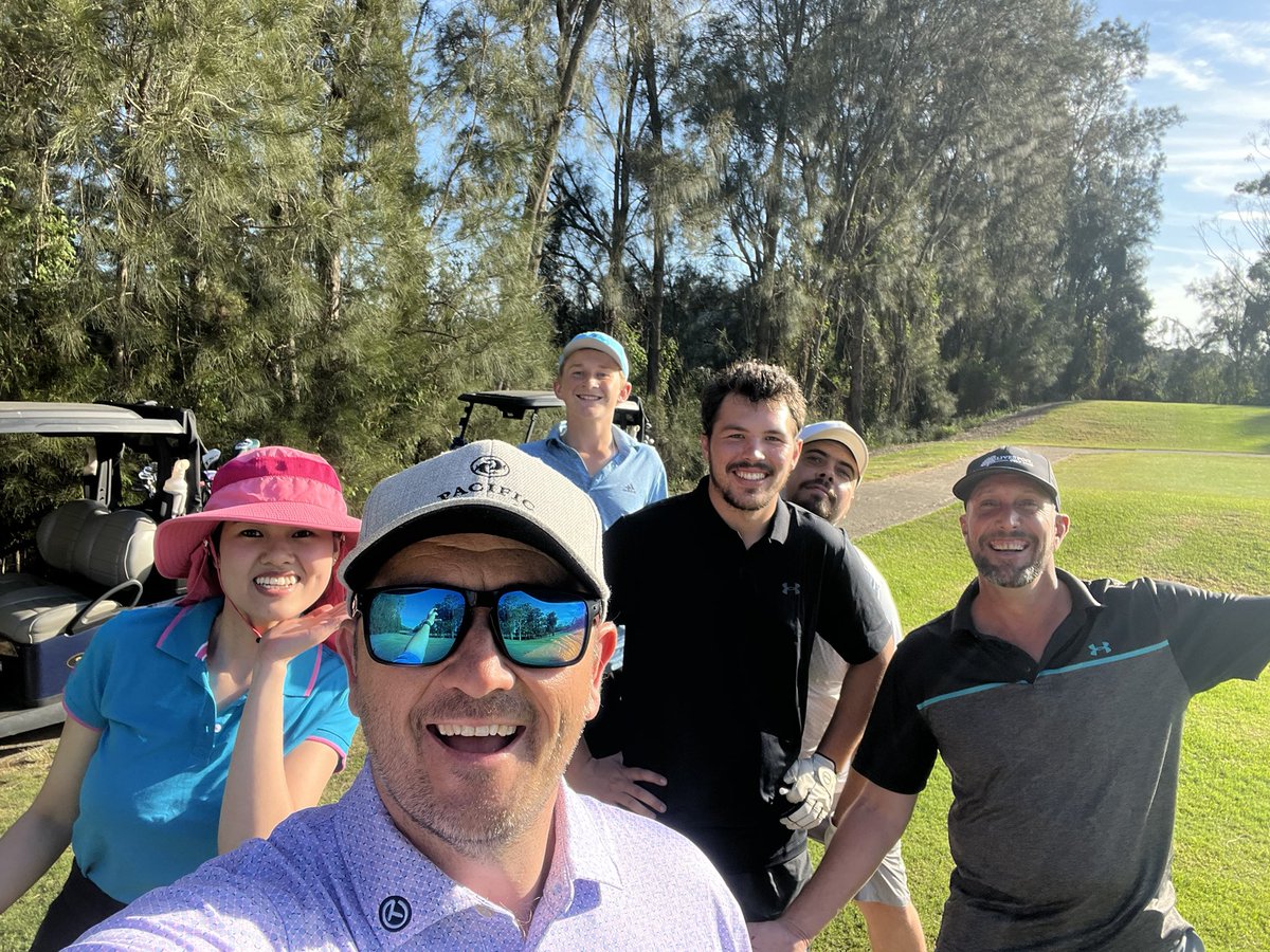brentdalegolf's tweet image. Last night we had our work Christmas party. I’ve worked at Liverpool GC for 14 years and this was the first time we chose to play golf as the party, followed by a pizza truck and drinks… everyone had a blast.. groups split between pro shop, course, bar &amp;amp; office! #howgoodisgolf