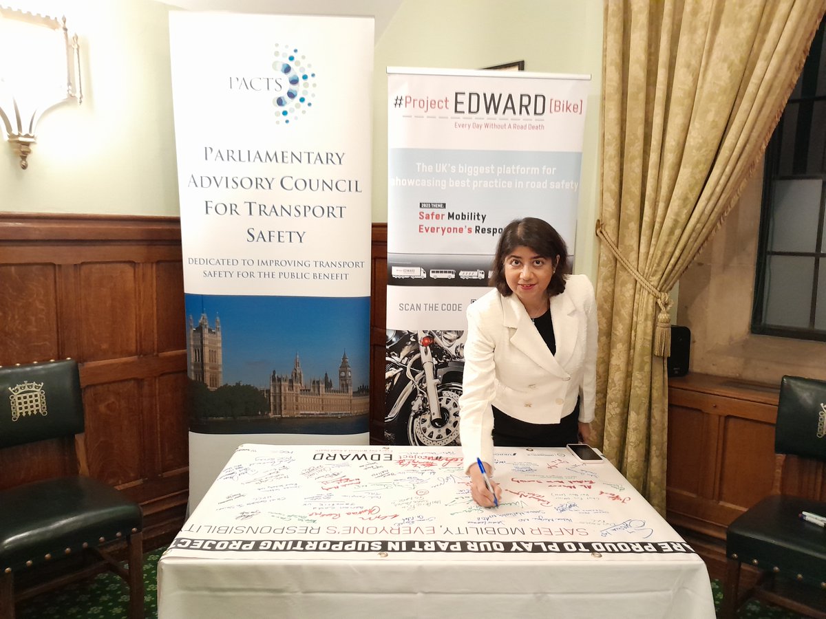 Thank you @SeemaMalhotra1 for joining us and showing your support for @ProjectEdward #transportsafety #roadsafety #projectedward