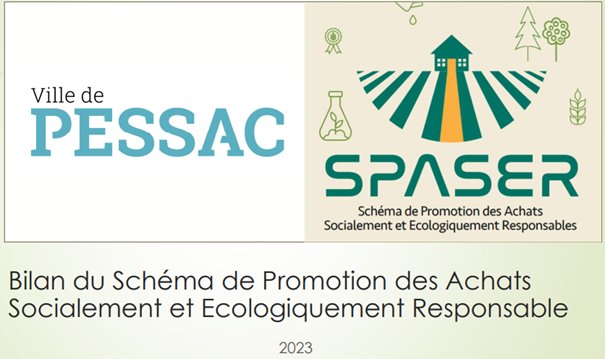 Présentation en Conseil Municipal du 1er bilan du SPASER (Schéma de Promotion des Achats Socialement et Écologiquement Responsables) de la ville de Pessac. 🔹️ Choix volontaire 🔹️ Inscrit dans notre démarche globale de transition écologique et solidaire #budgetvert #ODD