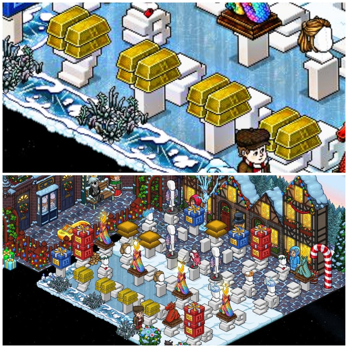 ✨️ SORTEAZO DECEMBRINO 12/31 ✨️

🏆 PREMIAZO: 2L (100 créditos) 💸

➡️ Pasos:
✅️ Seguirme <a href="/NotBazzingaHB/">Alex.</a> 
✅️ RT y FAV 
✅️ Etiquetar 1 amix (opcional, más chances de ganar)

Fin: 24 hr, mucha suerte!
Link de la sala con los premios: habbo.es/room/117107160