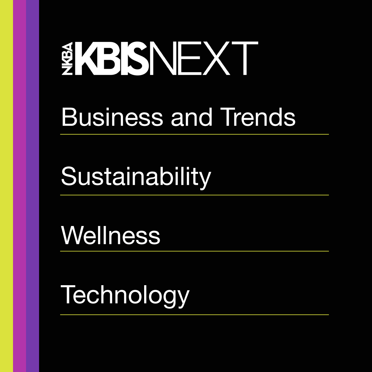 KBIS's tweet photo. NEW at the KBIS NEXTStage!
Our 4 new content tracks include business insights, sustainability trends, wellness inspiration, and technology!
Check out the KBIS NEXTStage schedule and plan your experience today: https://t.co/dZpLSCotmk
#KBISNextStage #KBIS #KBIS2024 https://t.co/mVW5LLg4rs