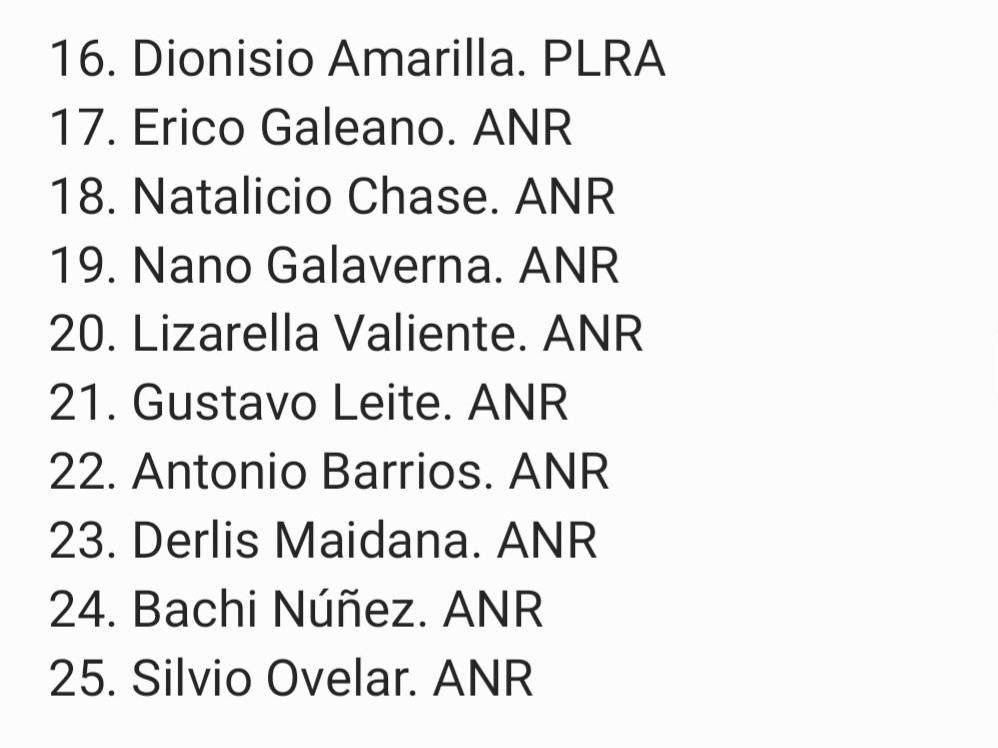 Para que no queden dudas.
Acá están, ellos son: