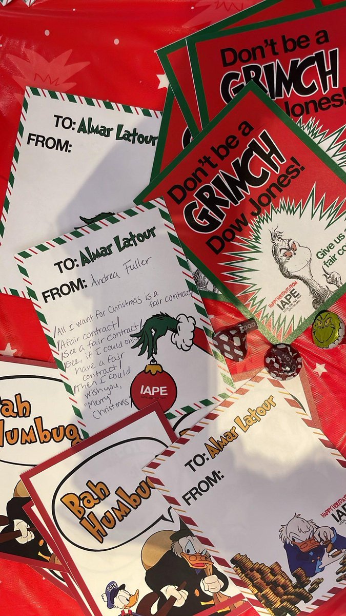 IAPE TNG/CWA 1096 (@iape1096) on Twitter photo NYC <a href="/IAPE1096/">IAPE TNG/CWA 1096</a> members, stop by our 6th floor table at 1211 AOA to fill out your contract holiday card to mgmt. We'll be on the 5th floor tomorrow! Not in NYC? Read on for details on how to sign a card from the comfort of your own home! #Solidarity #Contract23 #WeAreWorthMore 1/2 NYC <a href="/IAPE1096/">IAPE TNG/CWA 1096</a> members, stop by our 6th floor table at 1211 AOA to fill out your contract holiday card to mgmt. We'll be on the 5th floor tomorrow! Not in NYC? Read on for details on how to sign a card from the comfort of your own home! #Solidarity #Contract23 #WeAreWorthMore 1/2