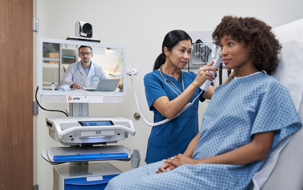 PolyCompany's tweet photo. Nearly half of the worldβs population lack access to adequate medical services. See how #PolySolutions for #Telehealth can help #Healthcare providers close the gap.
Learn more π https://t.co/xaTiy8EqS8 https://t.co/9UmcbDjhao