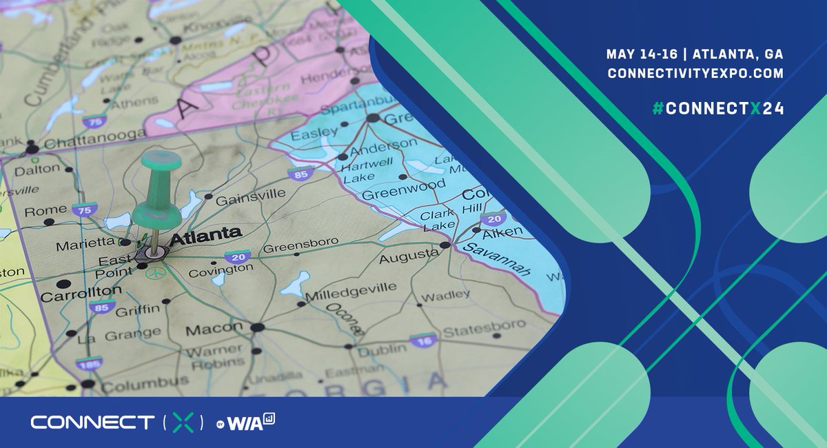 ConnectX_USA's tweet image. Dive into innovation in the heart of the South! 🌟 Excitement is building for #ConnectX24 in vibrant Atlanta. Join the @WIAorg team as we unlock the future of wireless technology in this dynamic city. hubs.la/Q02cTbF-0
#connectivityeverywhere #AtlantaTech