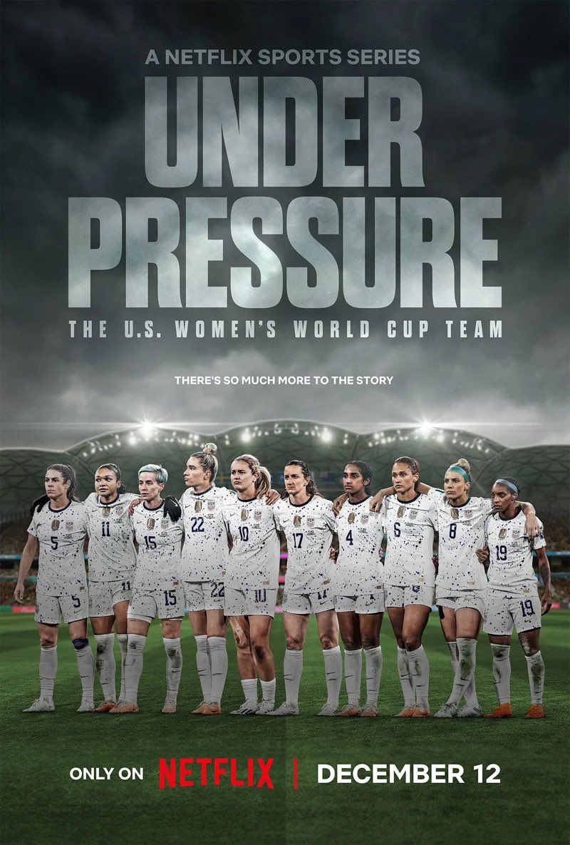 An incredible masterpiece drops today. The sports psych behind the 'how the hell this happened' was on another level. To have women's sports highlighted on a platform of this magnitude can only mean 1 thing: it was directed by @beccag12 & put on by @Netflix & @timestudiosfilm