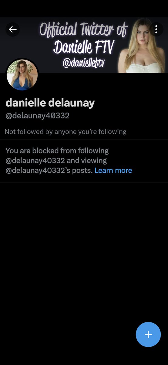 FYI @delaunay40332 block me for calling them out for pretending to be @DanielleFTV. Really sad.