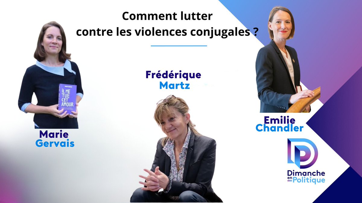 France 3 Paris/Ile-de-France (@france3paris) on Twitter photo 📍 RDV dimanche⏰ 11h30 sur @france3Paris
<a href="/JulieJacquard/">Julie Jacquard</a> recevra
👉 <a href="/EmilieChandler/">Emilie Chandler</a> députée du Val d’Oise REN
👉 Marie Gervais, auteure de "Il me tue cet amour"
👉 <a href="/FrederiqueMartz/">Frédérique Martz</a> cofondatrice de
<a href="/womensafe_isg/">Women Safe & Children</a>
Replay sur 📺 france.tv/idf
📷LP/ Cécile_Chevallier 📍 RDV dimanche⏰ 11h30 sur @france3Paris
<a href="/JulieJacquard/">Julie Jacquard</a> recevra
👉 <a href="/EmilieChandler/">Emilie Chandler</a> députée du Val d’Oise REN
👉 Marie Gervais, auteure de "Il me tue cet amour"
👉 <a href="/FrederiqueMartz/">Frédérique Martz</a> cofondatrice de
<a href="/womensafe_isg/">Women Safe & Children</a>
Replay sur 📺 france.tv/idf
📷LP/ Cécile_Chevallier