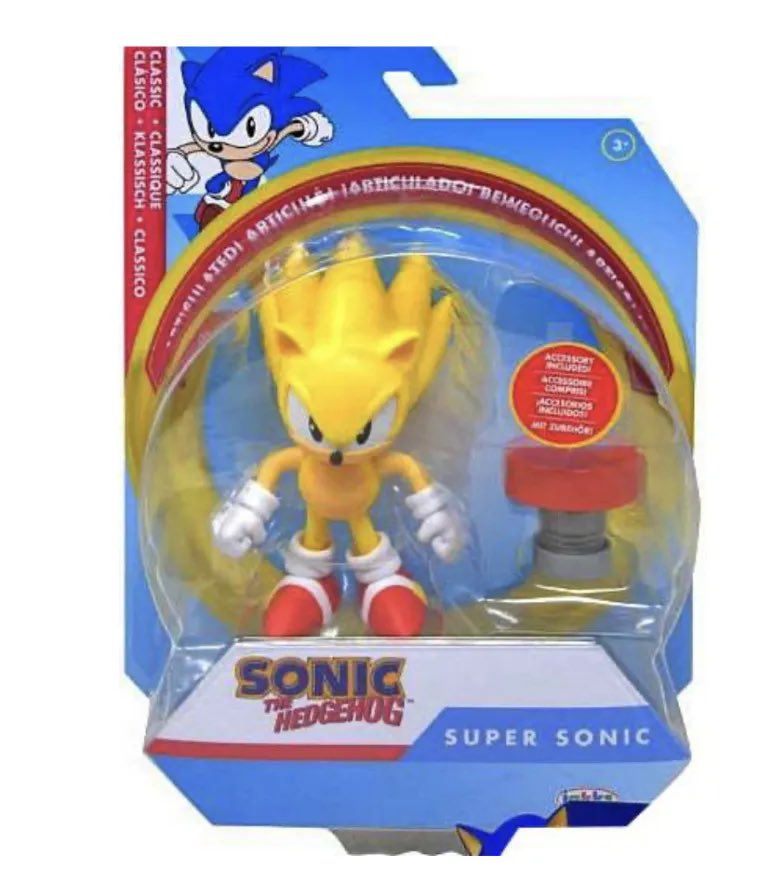 Sonic The Hedgehog Super Sonic Plush [2020 Version] 