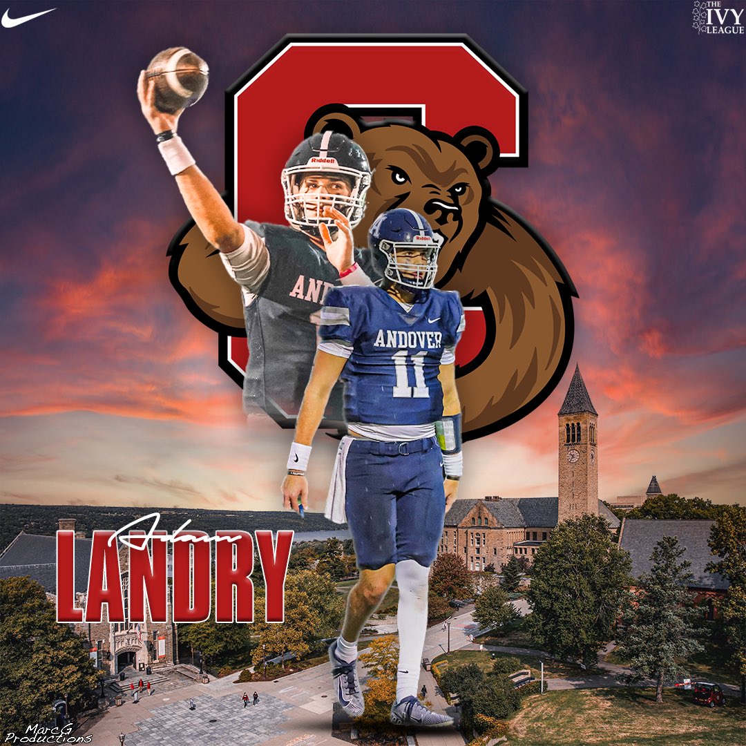 Adam Landry (@adamlandry5) on Twitter photo Excited to announce my commitment to continue my academic and athletic career at Cornell University. I would like to thank my amazing family, friends, teammates, and all of the coaches who have supported me throughout this journey. #AGTG #YellCornell 🔴⚪️🐻
<a href="/BigRed_Football/">Cornell Football</a> Excited to announce my commitment to continue my academic and athletic career at Cornell University. I would like to thank my amazing family, friends, teammates, and all of the coaches who have supported me throughout this journey. #AGTG #YellCornell 🔴⚪️🐻
<a href="/BigRed_Football/">Cornell Football</a>