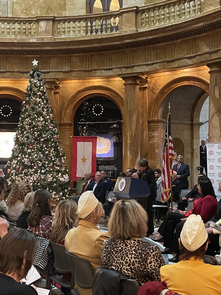 Thank you the the fantastic people at Military Friends Foundation, who every year put on a phenomenal event at the state house in honor of our Gold Star families