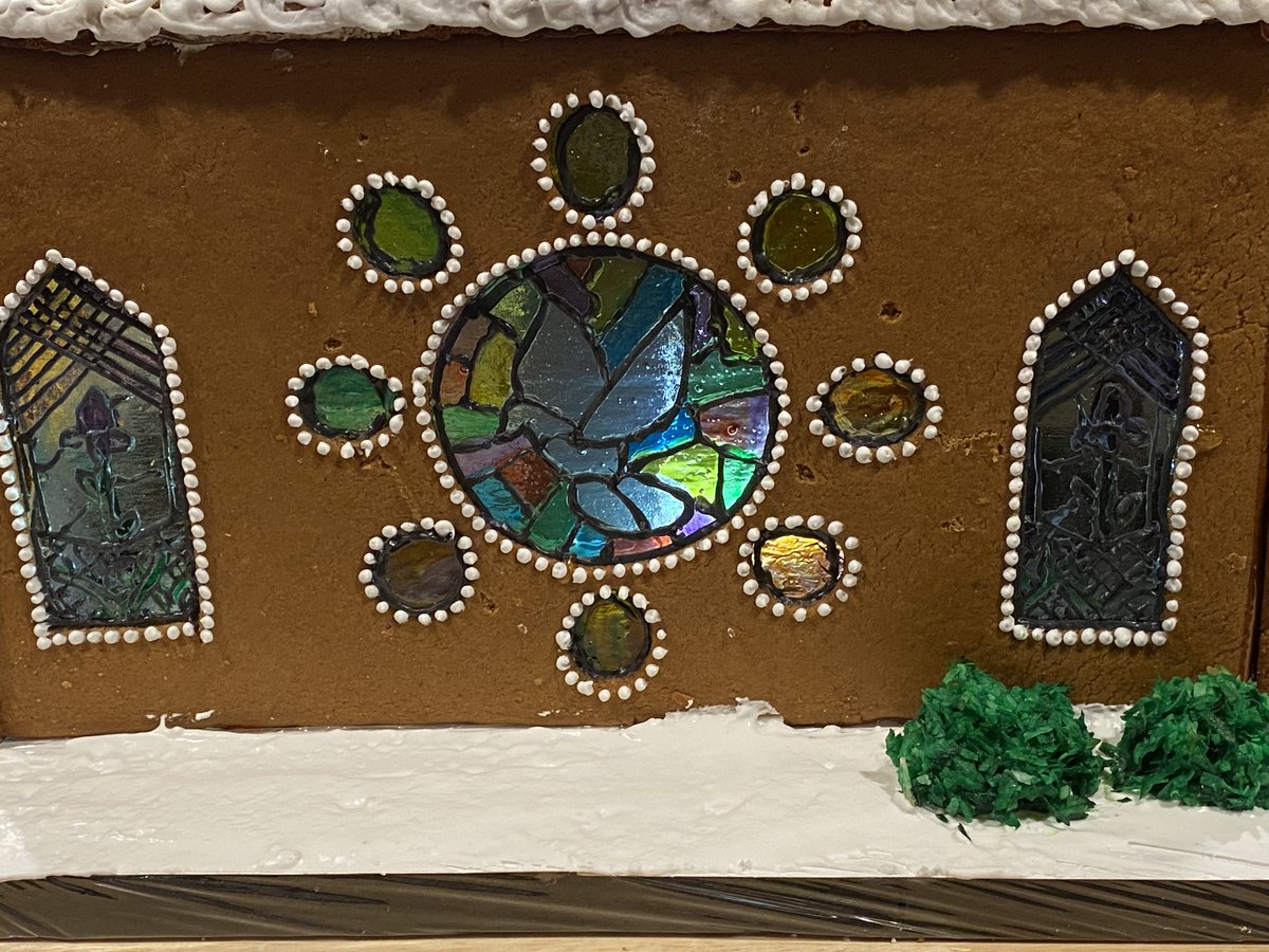 Time for another BIG gingerbread creation! This church has stained glass windows with designs from Sagrada Artisans by <a href="/FloodgateGames/">Floodgate Games</a> ! Happy holidays!
#boardgames #gingerbreadhouse 
youtu.be/zldjPci-M1E