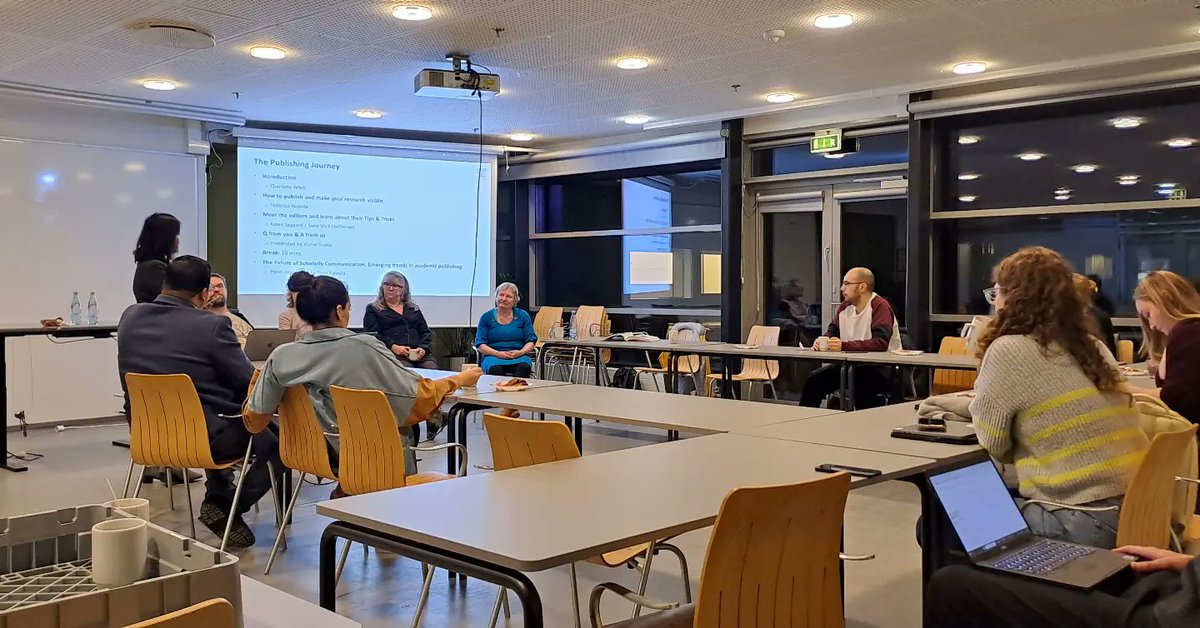 SDU_PhD's tweet image. We would like to express our gratitude to everyone who took part in the event (Elsevier). The insights shared by the esteemed editors and staff were incredibly valuable. We hope to see you at future events and continue to learn and grow together.

#Denmark #SDU #PAUSD