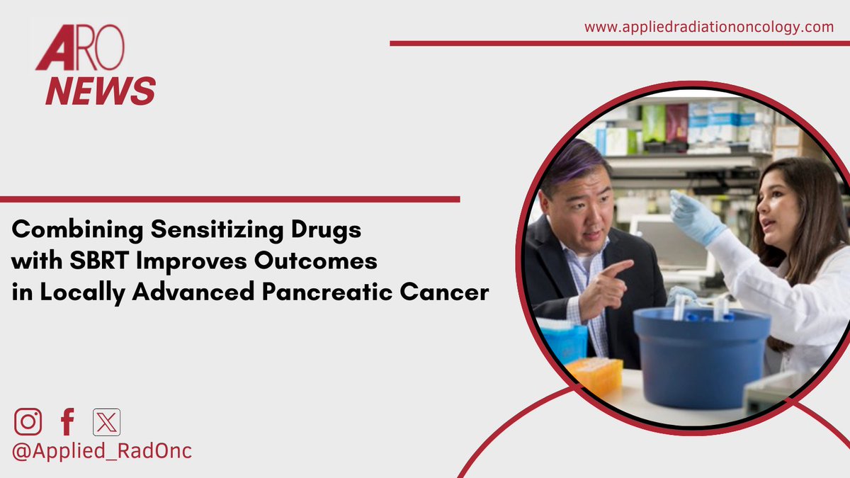 Applied Radiation Oncology (@applied_radonc) on Twitter photo A class of drugs known as superoxide dismutase mimetics effectively sensitized tumors to SBRT, allowing safe delivery of higher radiation doses that can shrink tumors when surgery isn’t possible.
Learn more ➡️ bit.ly/3tfRWD6
<a href="/MDAndersonNews/">MD Anderson Cancer Center</a> <a href="/MoffittNews/">Moffitt Cancer Center</a>
#radoncology A class of drugs known as superoxide dismutase mimetics effectively sensitized tumors to SBRT, allowing safe delivery of higher radiation doses that can shrink tumors when surgery isn’t possible.
Learn more ➡️ bit.ly/3tfRWD6
<a href="/MDAndersonNews/">MD Anderson Cancer Center</a> <a href="/MoffittNews/">Moffitt Cancer Center</a>
#radoncology