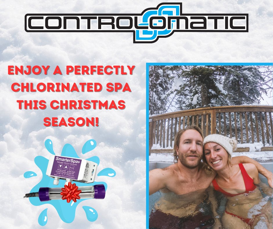 ControlOMatic's tweet photo. Give the gift of a perfectly chlorinated spa this Christmas season with a ControlOMatic SmarterSpa+ system!

Check out our SmarterSpa+ here: https://t.co/gCIAf9VonM https://t.co/rzdxf3Il6A
