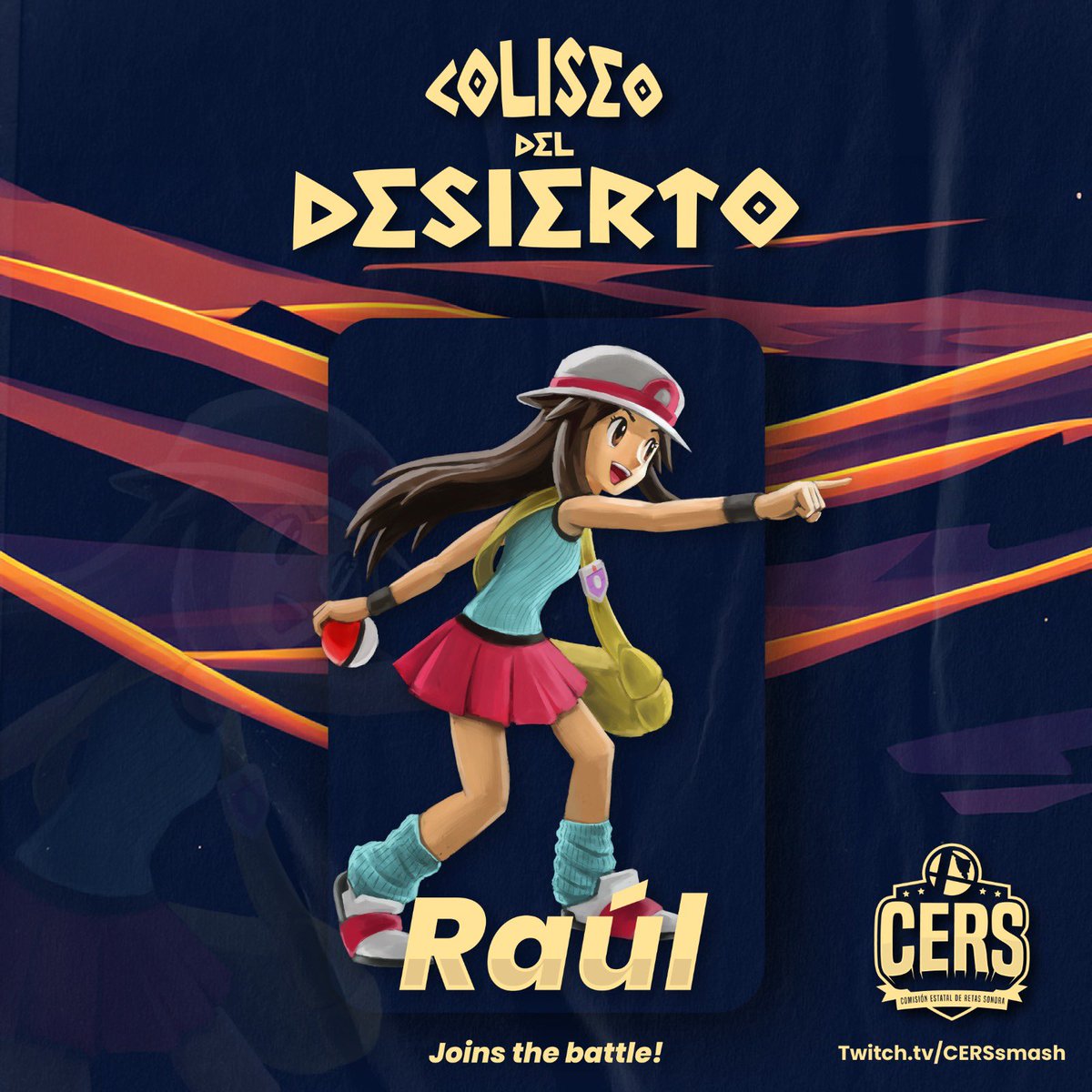 Listo para competir en la primera edición de Coliseo del Desierto, desde Obregón, Sonora, ¡nos visita el mismísimo FYS/HoM <a href="/Raul11SSB/">SK | Raul</a>! 🐢🌺🦖

Nos vemos este domingo a las 13:00 h en Patio Centenario. 🍻

Start.gg/Coliseo1 ⚔️

#Coliseo1 #ColiseoDelDesierto