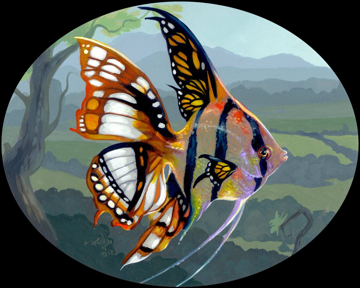 Strangeling_Art's tweet photo. โฃ๏ธโฃ๏ธ SOLD โฃ๏ธโฃ๏ธ
Poissons Volants: Etude 1 sold for 99 XRP on @realSologenic
Congrats and Thank You to @CryptoSasori๐๐
https://t.co/leufPpOCR5
#nft #nftart #nfts #crypto #nftartist #digitalart #nftcommunity #nftcollector #cryptoart #xrp #xrpl #SoloNation #SOLONFT #GoSOLO #strangeling