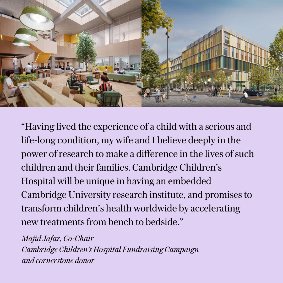 Our fundraising campaign has reached £56 million! We are now over halfway to our £100m target. <a href="/CambChildrens/">Cambridge Children's Hospital</a> will be the first hospital to truly bring together the treatment of mental and physical health, alongside world-leading research. Read more &gt;
tinyurl.com/4f5b8fxr
