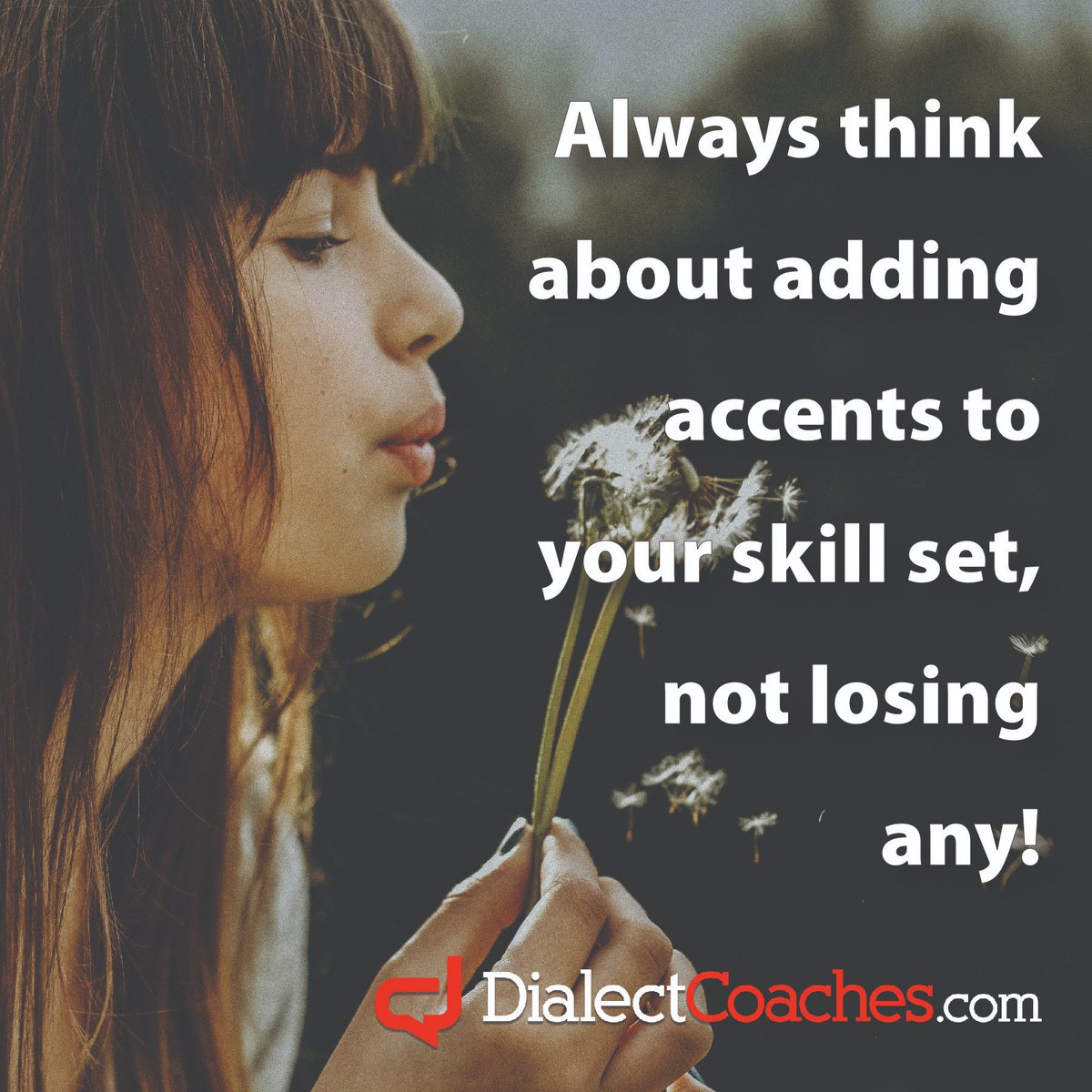 It's easy to fall into the trap of thinking you should 'lose' your accent, but your accent is part of you AND it's a skill that you can use in your acting career. Always think about adding accents to your skill set, not losing any! #loveyouraccent #accentisidentity #acting