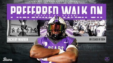 Zachery “TARANTULA” Warren (@zacherywarren18) on Twitter photo Just got off the phone with <a href="/UCA_Football/">𝗨𝗖𝗔 𝗕𝗘𝗔𝗥𝗦 𝗙𝗢𝗢𝗧𝗕𝗔𝗟𝗟</a> and <a href="/CoachWitch/">Justin Witcher</a> and I’m thrilled the opportunity to be a part of this great team and staff!!! #BearClawsUp Just got off the phone with <a href="/UCA_Football/">𝗨𝗖𝗔 𝗕𝗘𝗔𝗥𝗦 𝗙𝗢𝗢𝗧𝗕𝗔𝗟𝗟</a> and <a href="/CoachWitch/">Justin Witcher</a> and I’m thrilled the opportunity to be a part of this great team and staff!!! #BearClawsUp