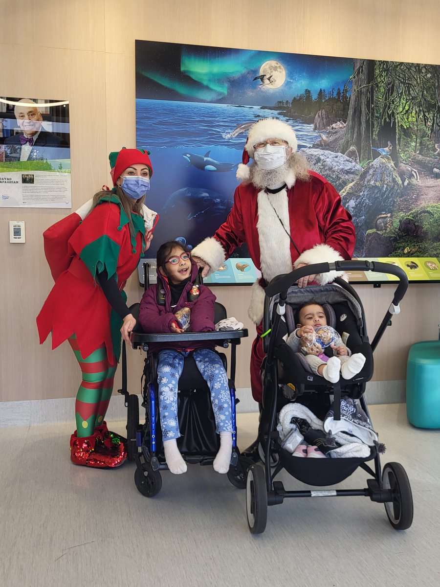 Santa is using a special sleigh today to fly toys to children in BC hospitals. The big man and one of his elves arrived in a <a href="/Helijet/">Helijet Intl Inc</a> helicopter to bring seasons greetings to our patients and their families. <a href="/BC_EHS/">BC Emergency Health Services</a>