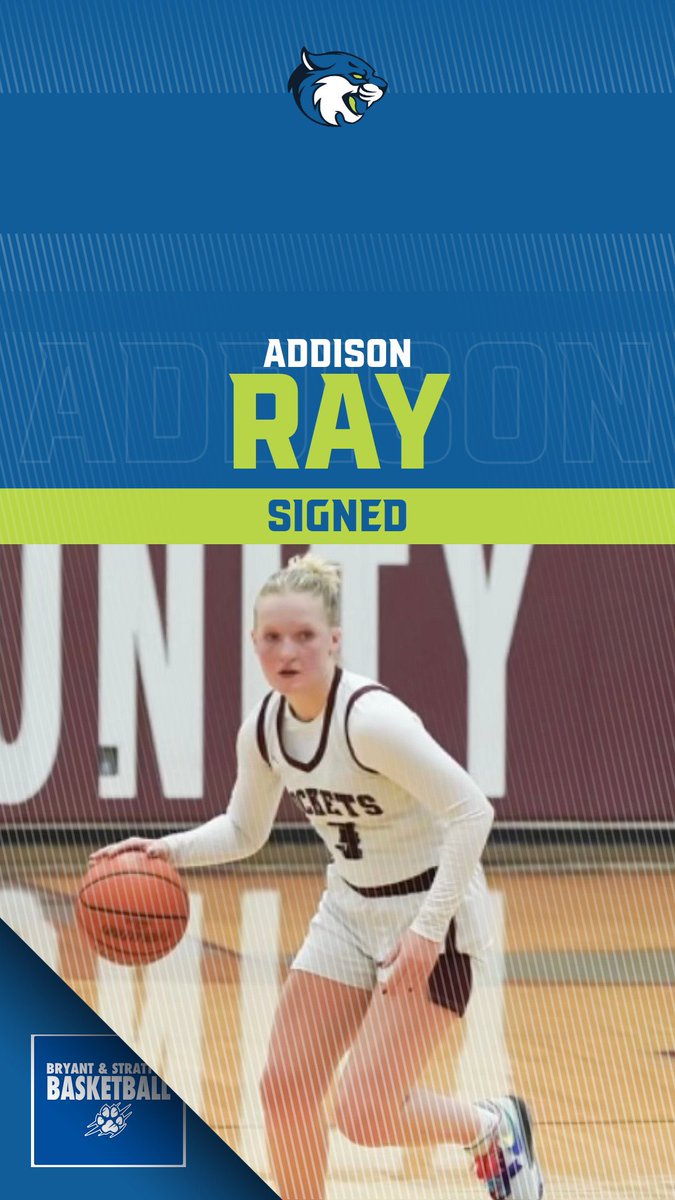 We are so excited to be adding @addisonray02 to our squad! She is going to be a great addition to BSC WBB on and off the court! We knew right when we met her that she and her family would be a great fit for our program! A lot of great things are ahead 🏀
