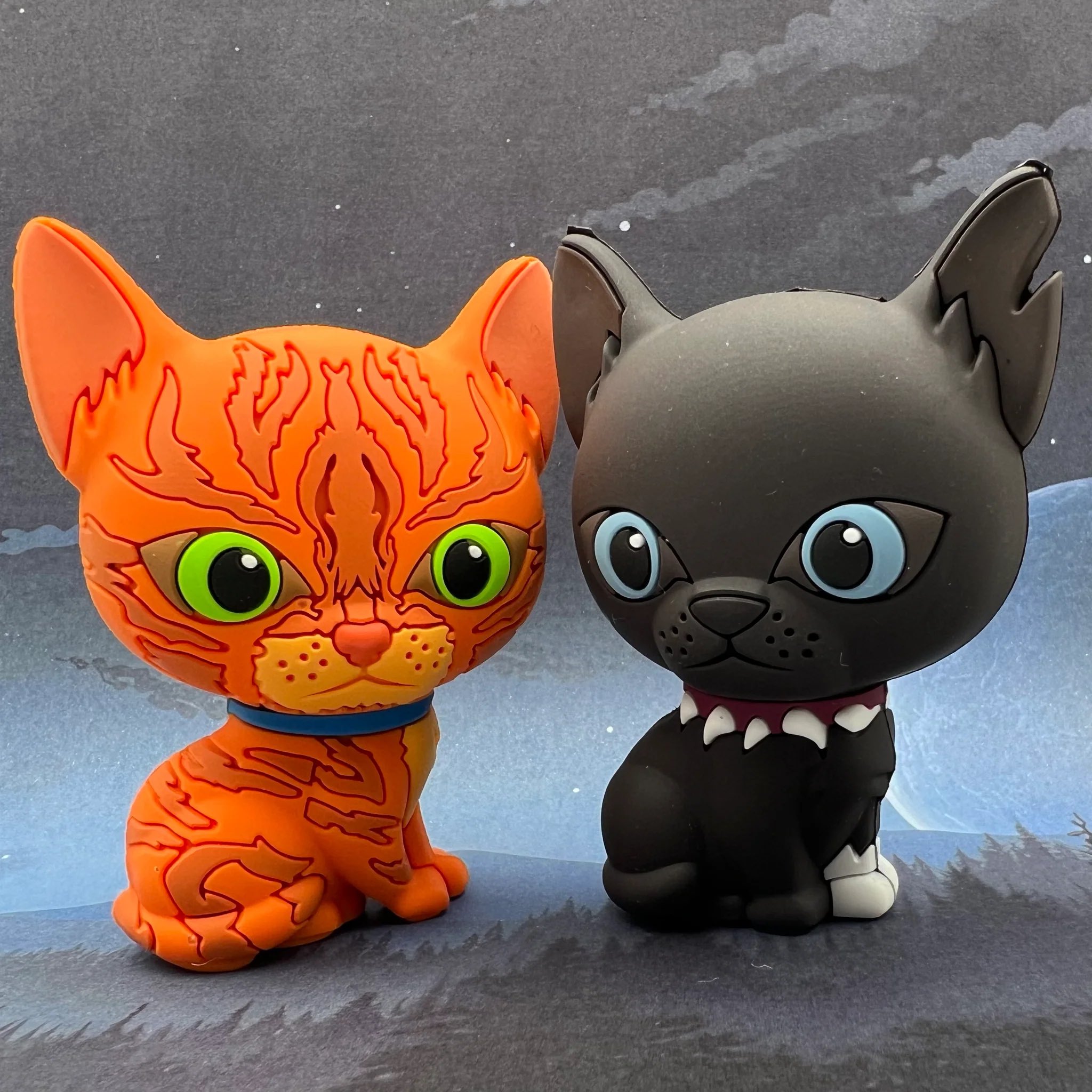 Cinderpelt & Brightheart - Mini Collector Figures (Series 2)