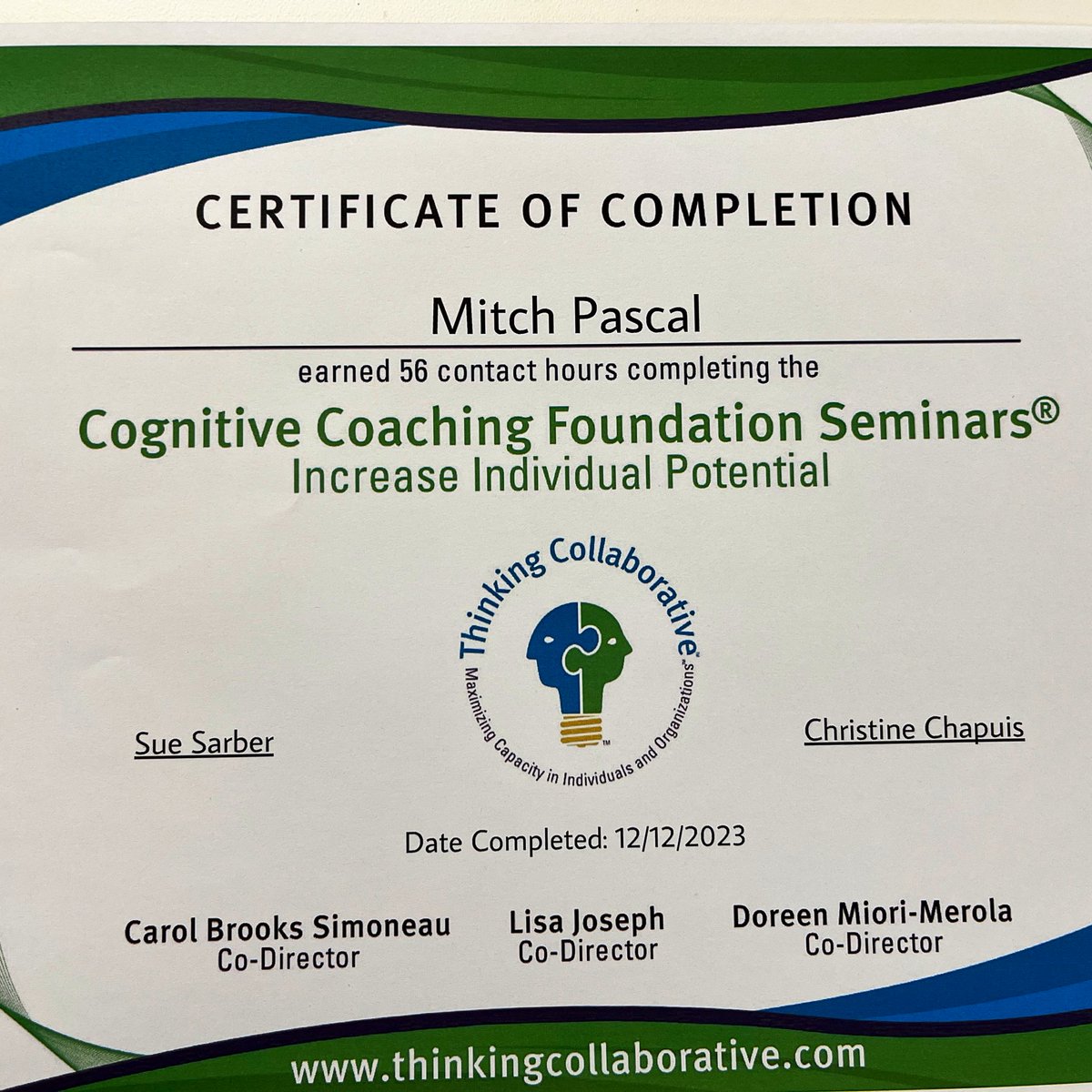 Mitch Pascal (@proflrnspec) on Twitter photo Officially completed all eight days! Wonderful training for those who coach or mentor others. <a href="/APSlearns/">APS Professional Learning</a> <a href="/TeachKapelski/">Cory Kapelski</a> <a href="/AndiWebb1/">Andi Webb</a> <a href="/TylerDufrene5/">Tyler Dufrene, M.Ed.</a> <a href="/APSVirginia/">Arlington Public Schools</a> Officially completed all eight days! Wonderful training for those who coach or mentor others. <a href="/APSlearns/">APS Professional Learning</a> <a href="/TeachKapelski/">Cory Kapelski</a> <a href="/AndiWebb1/">Andi Webb</a> <a href="/TylerDufrene5/">Tyler Dufrene, M.Ed.</a> <a href="/APSVirginia/">Arlington Public Schools</a>