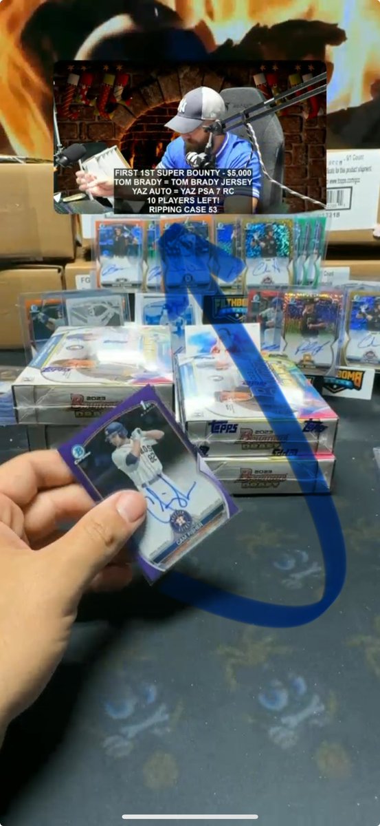 filthbombbreaks's tweet image. 🧢 @filthbomb_mike Working his magic we’re just over halfway there!

🎥 Now Opening: CASE 53

👇🏼Watch Here:👇🏼
 get.fanatics.live/X8WW/i44cmndm

#baseballcard #thehobby #sportscardsforsale