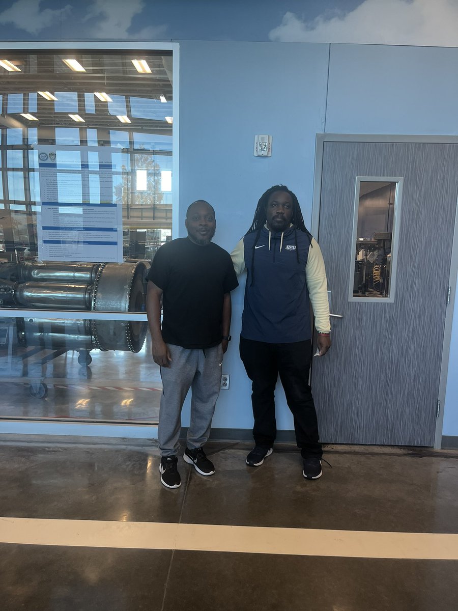 Shout out to Coach T. Sims from Howard Payne University for stopping by Sterling High School on today and recruiting our kids.