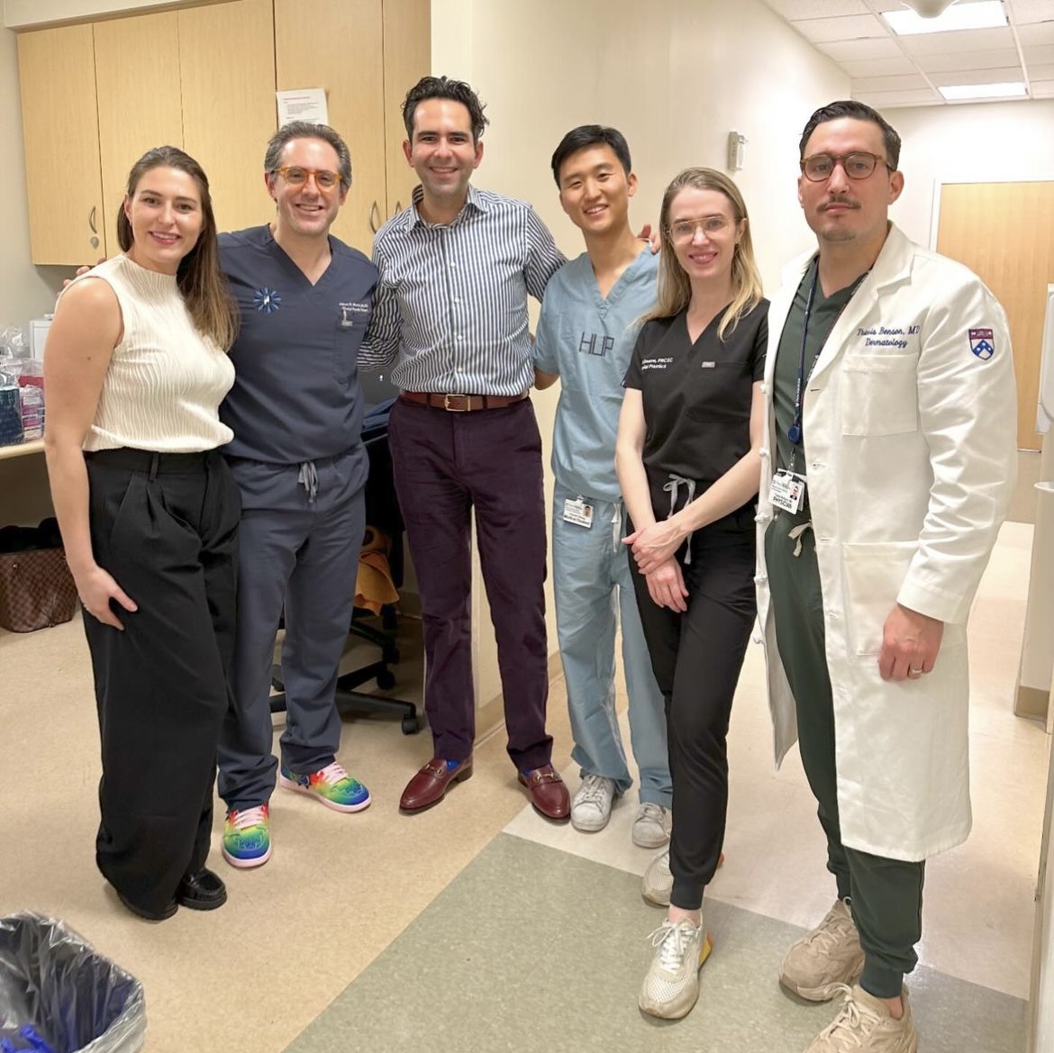 Penn_ENT's tweet image. Recently, Penn ENT residents got to experience the first ever multidisciplinary gender affirming injectables clinic. We thank Dr. Bloom and Dr. Mollanazar for their vision and making this clinic such a success. 👏

#genderaffirmation #residency #teachingtuesday